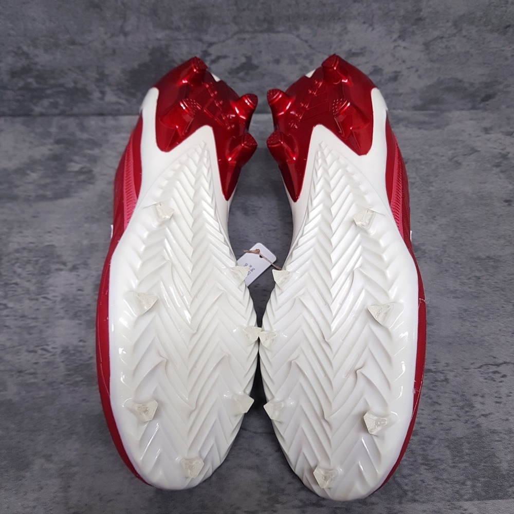 ADIDAS Adizero 12.0 Football Cleats Mens 14 Team Red White Texas A&M Maroon Nby - Picture 5 of 5